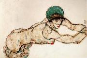 Egon Schiele Female Nude to the Right china oil painting artist